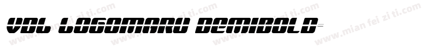 VDL LogoMaru DemiBold字体转换